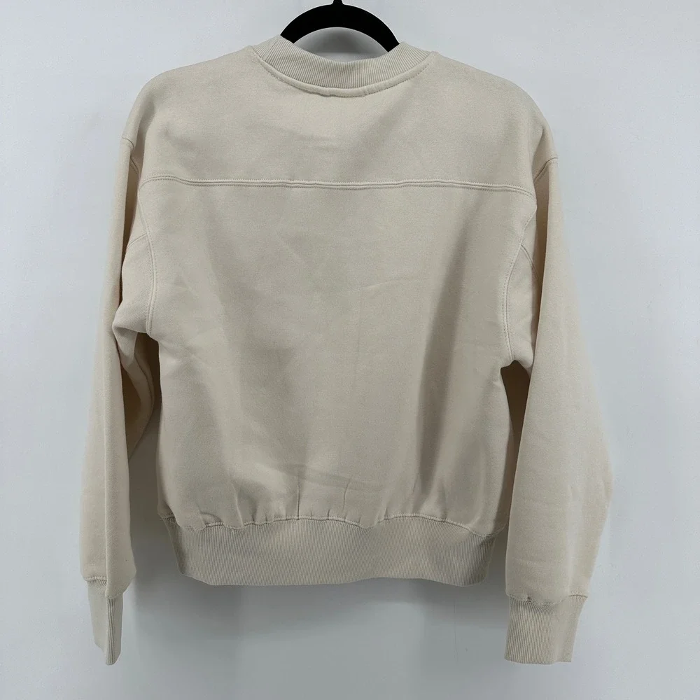 Zara Kids Girls Cream Beige Fleece Sweatshirt and Joggers Tracksuit Set 13-14Y